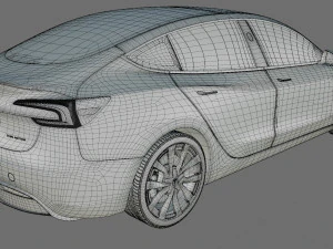 Tesla Modelo 3 2024 Modelo 3D