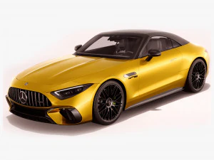 मर्सिडीज-बेंज एसएल 63 एएमजी 2023 3D मॉडल