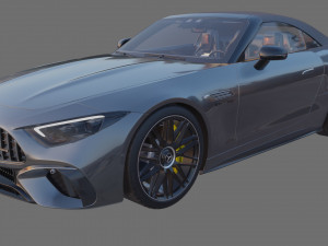 Mercedes-Benz SL 63 AMG 2023 3D-Modell