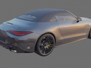 Mercedes-Benz SL 63 AMG 2023 3D-Modell