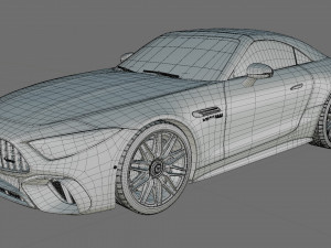 Mercedes-Benz SL 63 AMG 2023 3D-Modell