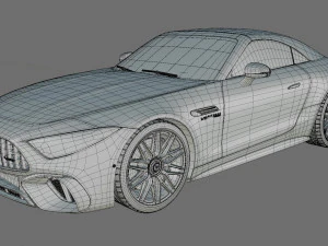 Mercedes-Benz SL 63 AMG 2023 3D Model