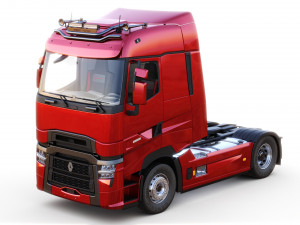 Renault Trucks T High with trailer 3D Модель