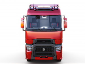Renault Trucks T High with trailer 3D Модель