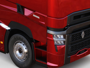 Renault Trucks T High with trailer 3D Модель