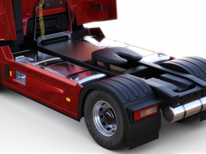 Renault Trucks T High with trailer 3D Модель