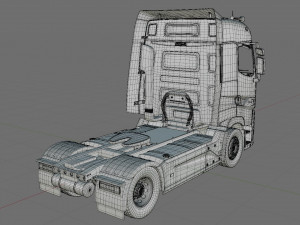 Renault Trucks T High with trailer 3D Модель