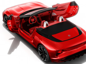 MG Cybersteer 2024 with interior Model 3D