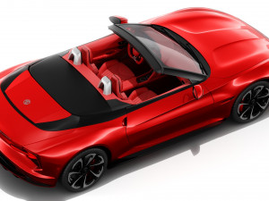 MG Cybersteer 2024 with interior Model 3D
