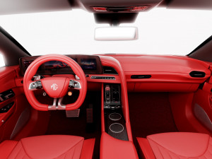 MG Cybersteer 2024 with interior Model 3D