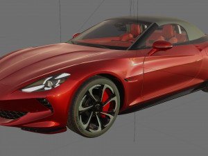 MG Cybersteer 2024 with interior Model 3D
