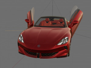 MG Cybersteer 2024 with interior Model 3D