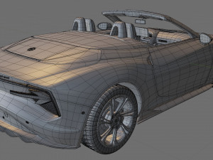 MG Cybersteer 2024 with interior Model 3D