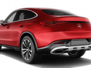 Mercedes-Benz GLC Coupe 2024 with interior 3D 모델