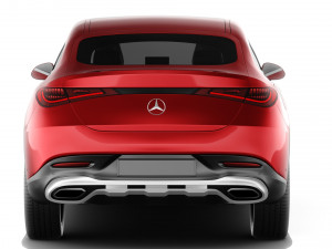 Mercedes-Benz GLC Coupe 2024 with interior 3D 모델