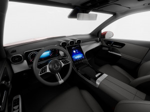 Mercedes-Benz GLC Coupe 2024 with interior 3D 모델