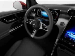 Mercedes-Benz GLC Coupe 2024 with interior 3D 모델