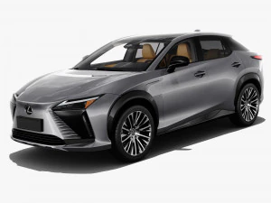 Lexus RZ 450e 2023 mit Innenausstattung 3D Modell