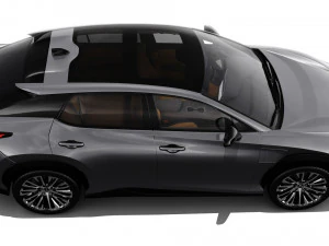 Lexus RZ 450e 2023 with interior 3D Model