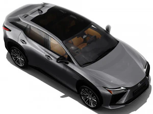 Lexus RZ 450e 2023 with interior 3D Model