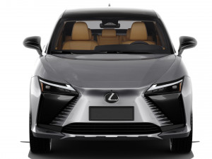 Lexus RZ 450e 2023 with interior 3D 모델