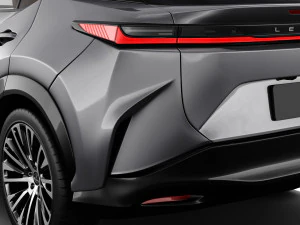 Lexus RZ 450e 2023 with interior 3D Model