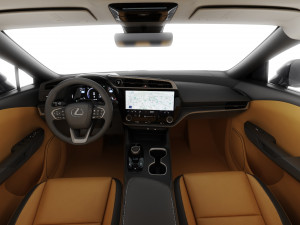 Lexus RZ 450e 2023 with interior 3D 모델