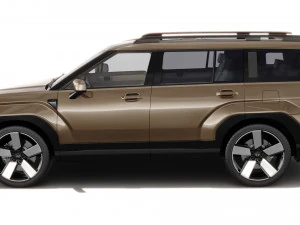 Hyundai Santa Fe 2024 with interior 3D Model