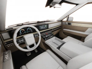 Hyundai Santa Fe 2024 with interior 3D Model