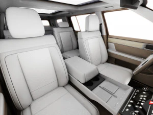 Hyundai Santa Fe 2024 with interior 3D Model