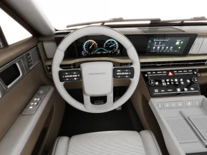 Hyundai Santa Fe 2024 with interior 3D Model