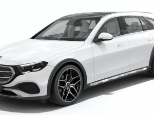 Mercedes-Benz E-class Estate 2024 All-terrain with interior Modelo 3D