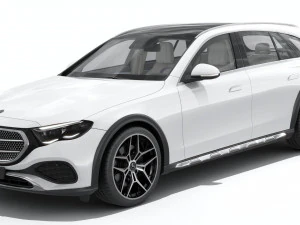 Mercedes-Benz E-class Estate 2024 All-terrain with interior 3D Model