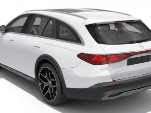 Mercedes-Benz E-class Estate 2024 All-terrain with interior Modelo 3D