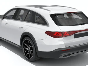 Mercedes-Benz E-class Estate 2024 All-terrain with interior 3D Model