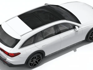 Mercedes-Benz E-class Estate 2024 All-terrain with interior 3D Model