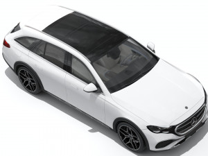 Mercedes-Benz E-class Estate 2024 All-terrain with interior Modelo 3D