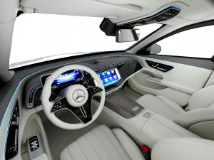Mercedes-Benz E-class Estate 2024 All-terrain with interior 3D Model