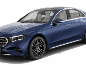 Mercedes-Benz E-class exclusive 2024 with interior 3D Model