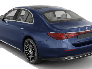 Mercedes-Benz E-class exclusive 2024 with interior 3D Model