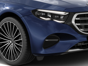 Mercedes-Benz E-class exclusive 2024 with interior 3D 模型