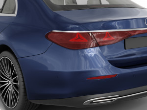 Mercedes-Benz E-class exclusive 2024 with interior 3D 模型