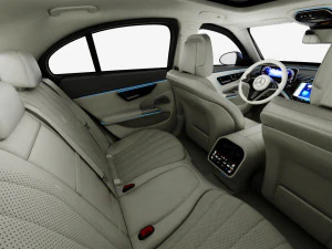 Mercedes-Benz E-class exclusive 2024 with interior 3D Model