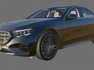 Mercedes-Benz E-class exclusive 2024 with interior 3D 模型