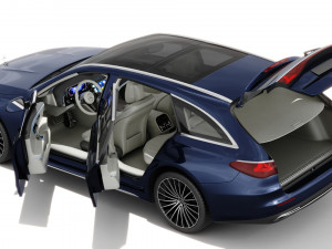 Mercedes-Benz E-class Estate 2024 exclusive line with interior 3D Model