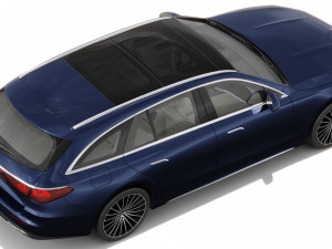 Mercedes-Benz E-class Estate 2024 exclusive line with interior 3D Model