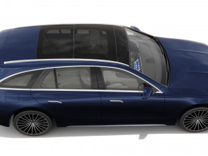 Mercedes-Benz E-class Estate 2024 exclusive line with interior 3D Model