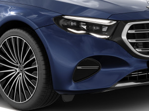 Mercedes-Benz E-class Estate 2024 exclusive line with interior 3D Model