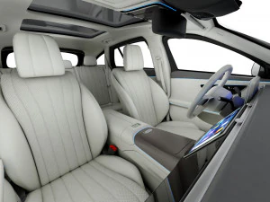 Mercedes-Benz E-class Estate 2024 exclusive line with interior 3D Model