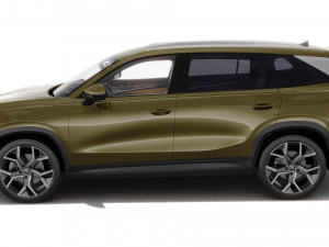 Skoda Kodiaq 2024 with interior 3D 模型